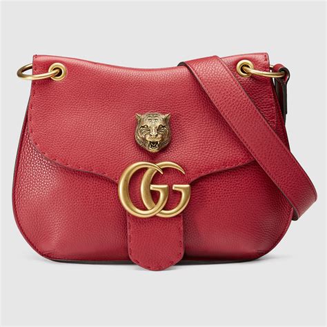 gucci magnolia pouch|gucci leather shoulder bag.